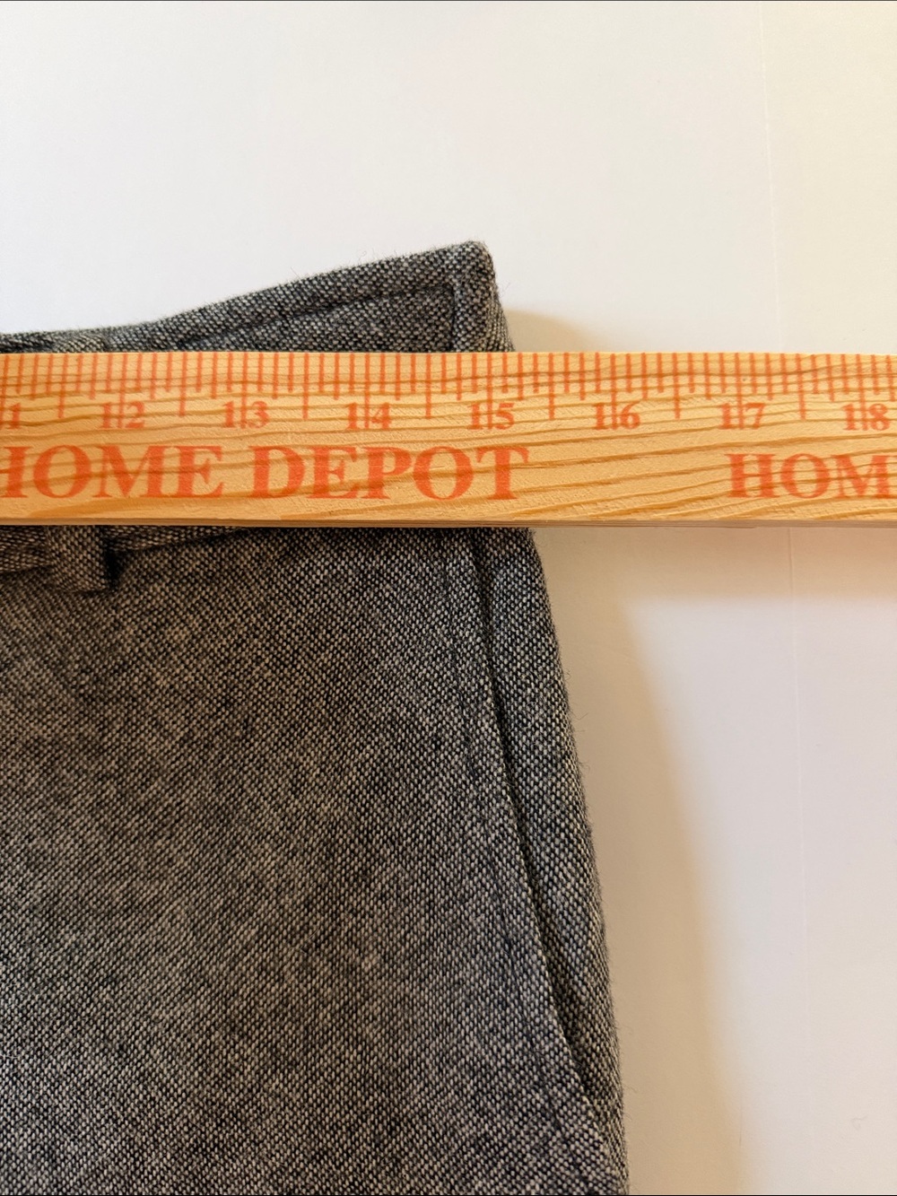 Club Monaco Gray Wool Blend Belted Cropped Trousers Pants Size 2 - Picture 7 of 10